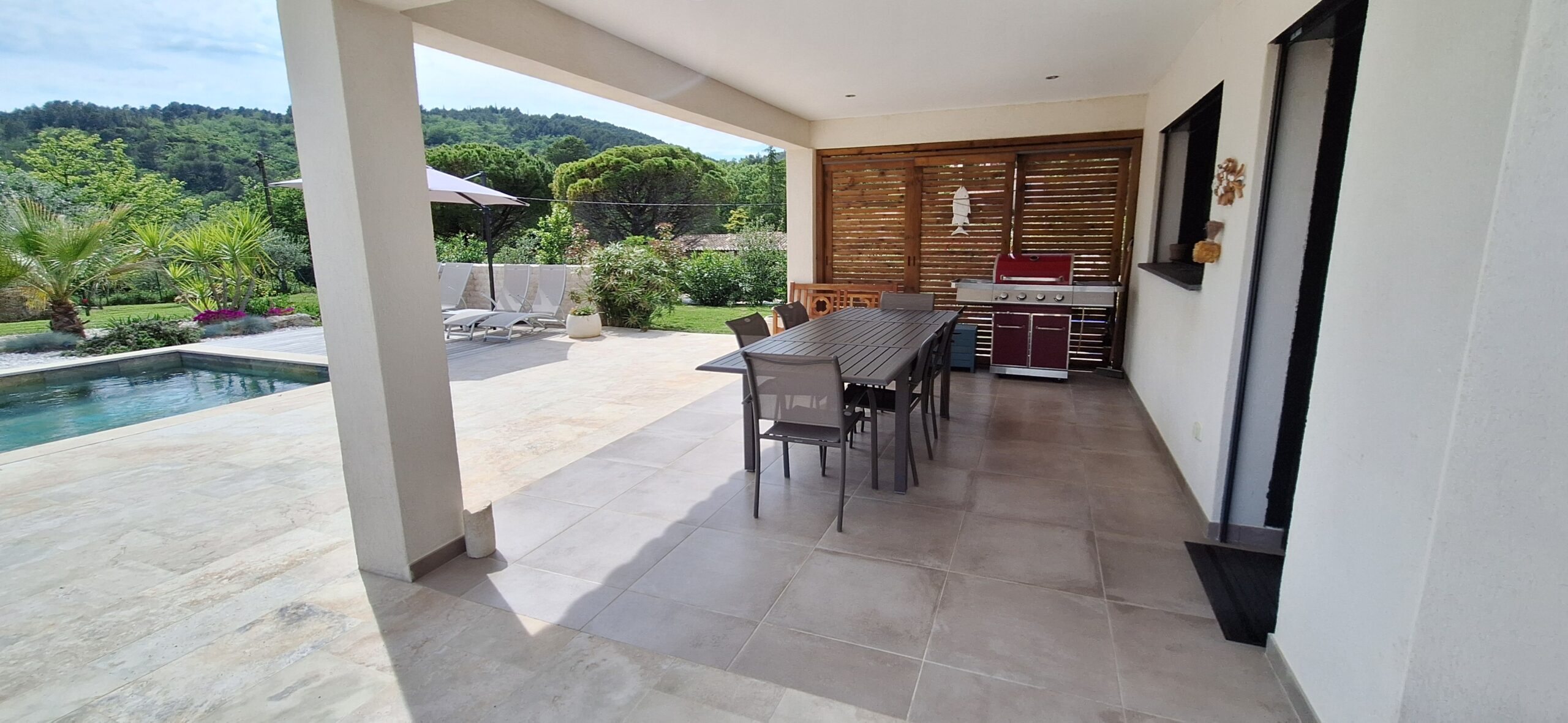 Terrasse couverte