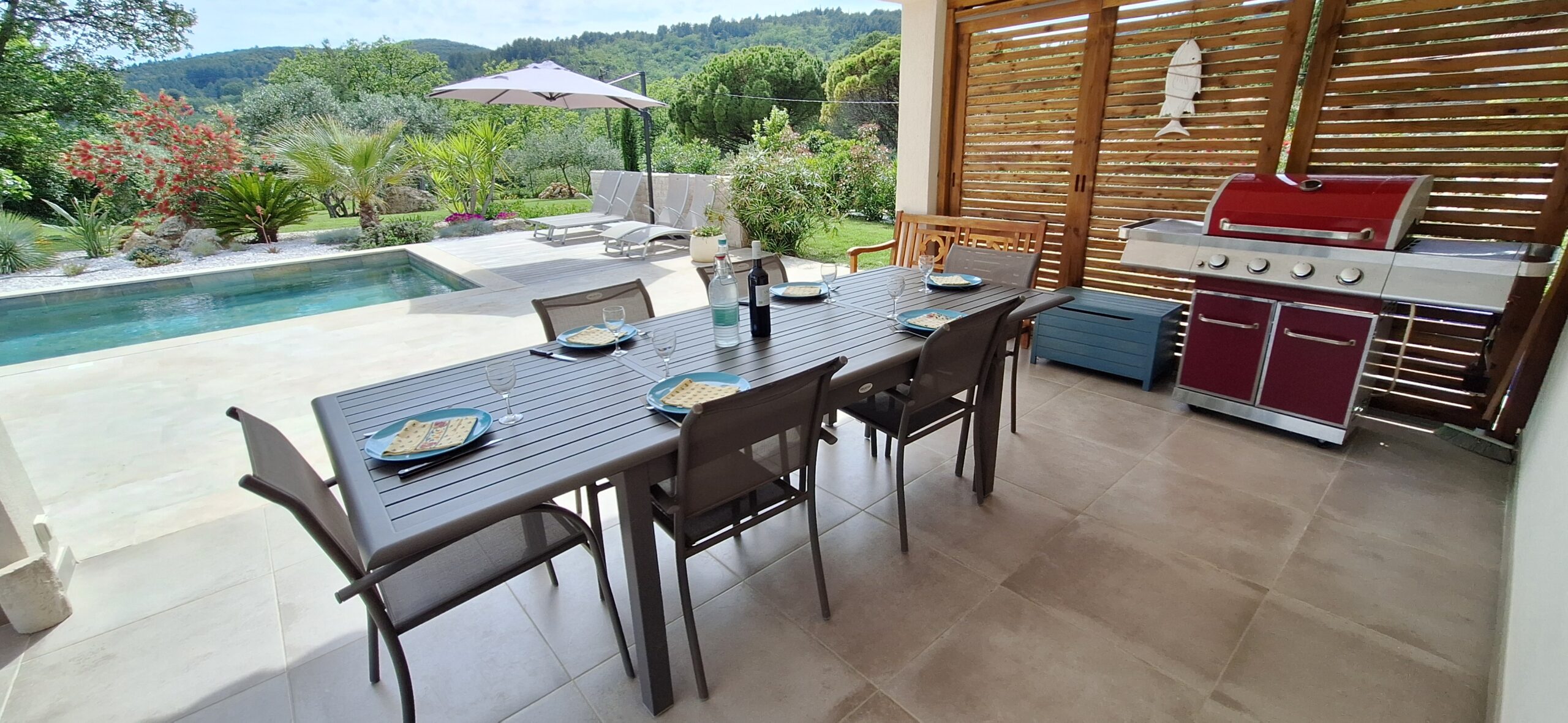 Terrasse couverte