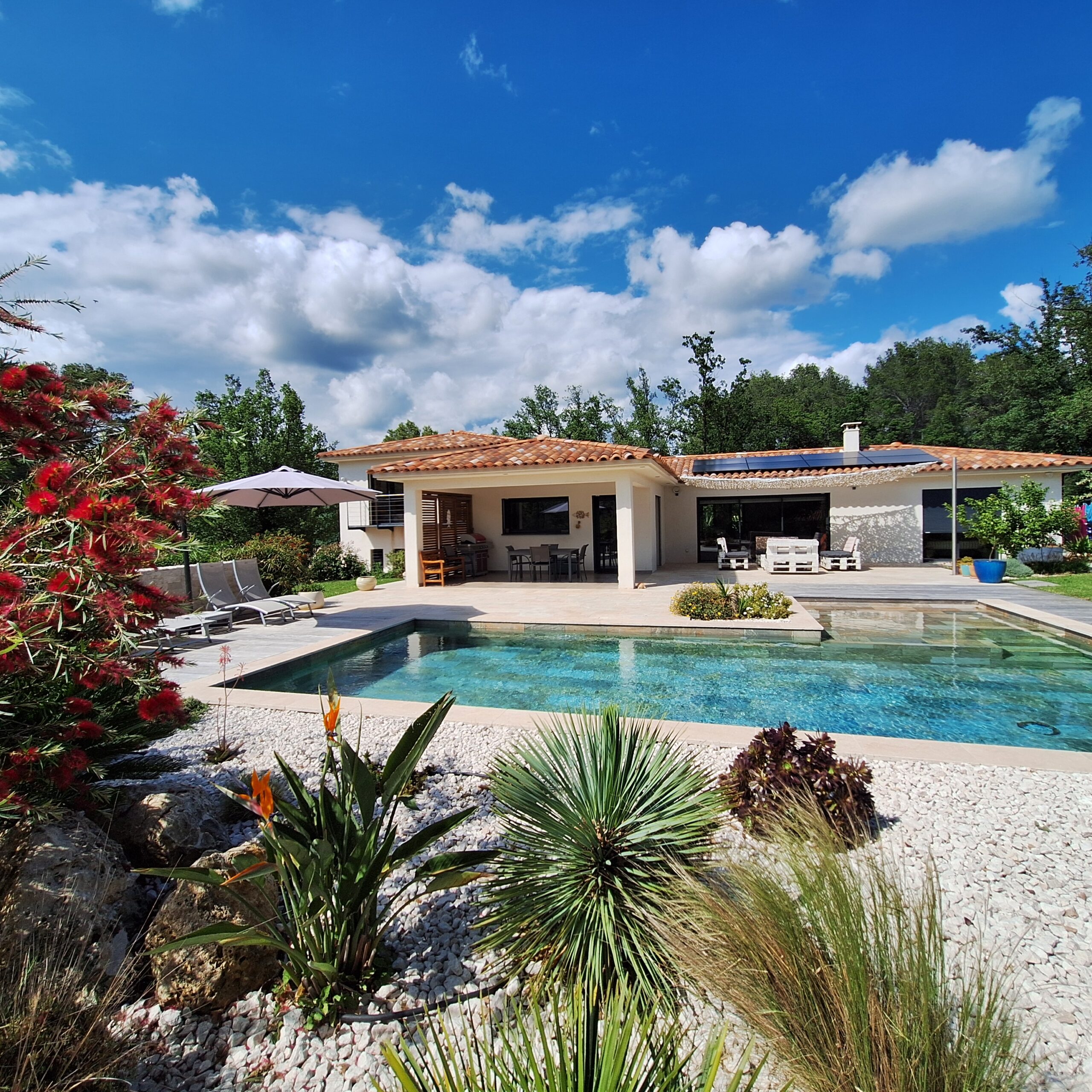 Le coin piscine